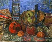 Zygmunt Waliszewski Still life with apples. oil on canvas